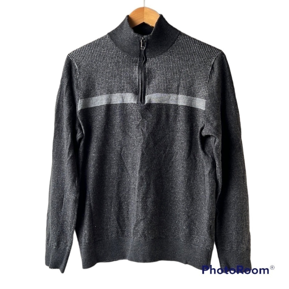 BANANA REPUBLIC Grey Merino Wool Sweater Size Medium